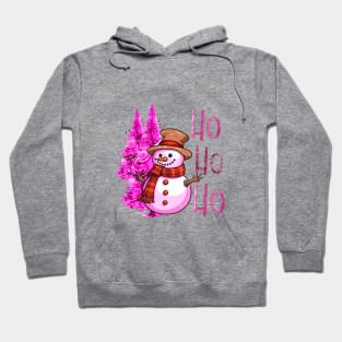 Ho Ho Ho Christmas Snowman Hoodie